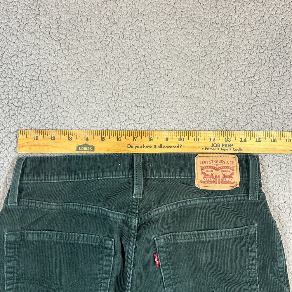 Levis‎ 94' Baggy Corduory Pants Womens Size 29 Forest Green Relaxed Fit - Picture 10 of 10